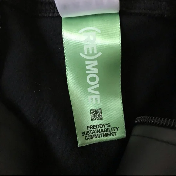 FREDDY WRUP Faux Leather High Waisted Pants Ankle Length Black - Picture 16 of 16